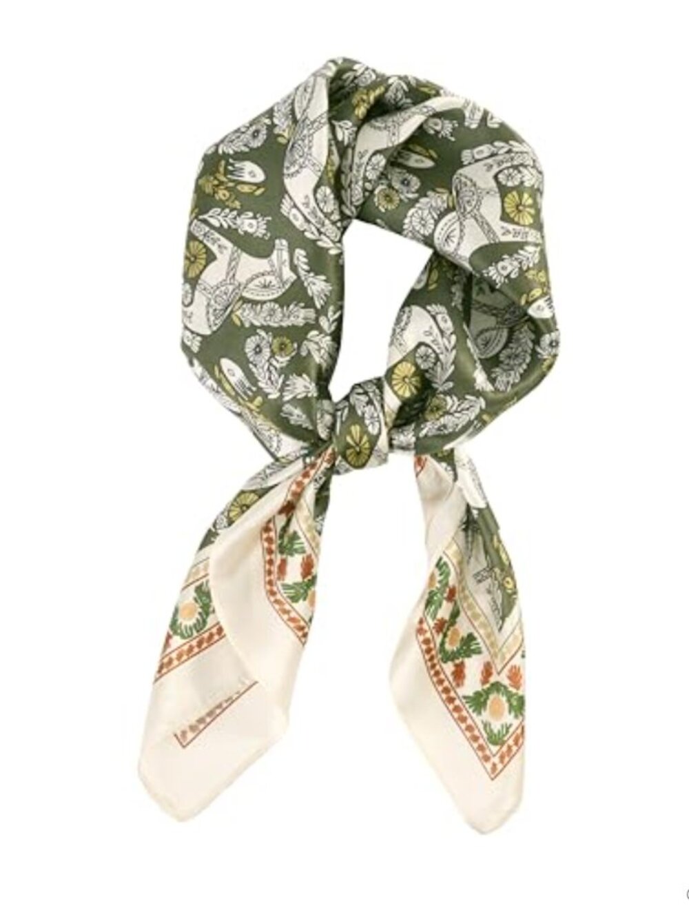 100% Mulberry Silk Square Scarf Hair Wrap Bandana Neckerchief
